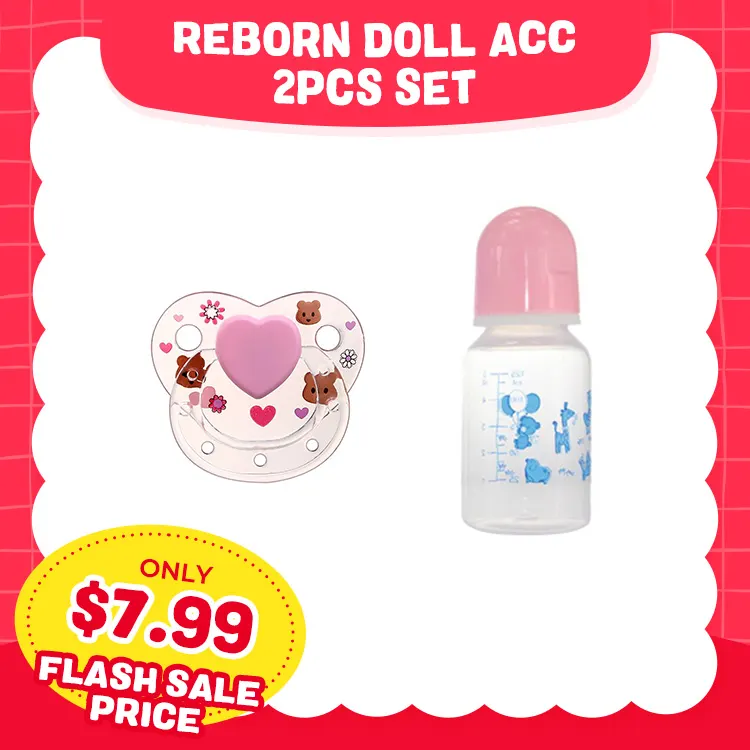 17-22" Reborn Doll Specials Accessories Bottle Nipple Set Christmas Theme Set, photograph 2