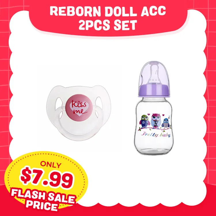 17-22" Reborn Doll Specials Accessories Bottle Nipple Set Christmas Theme Set, photograph 3