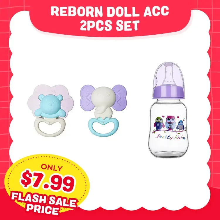 17-22" Reborn Doll Specials Accessories Bottle Nipple Set Christmas Theme Set, photograph 4