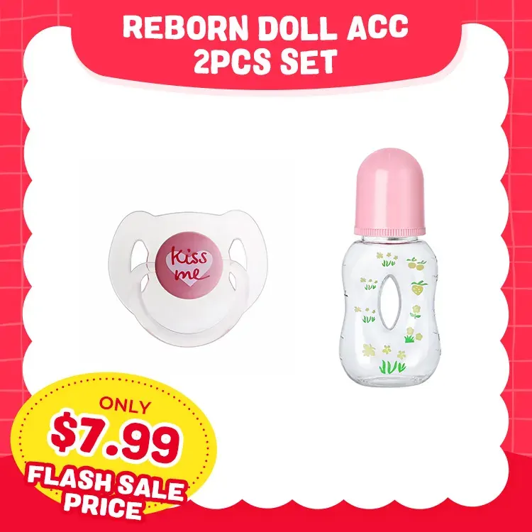 17-22" Reborn Doll Specials Accessories Bottle Nipple Set Christmas Theme Set, photograph 5