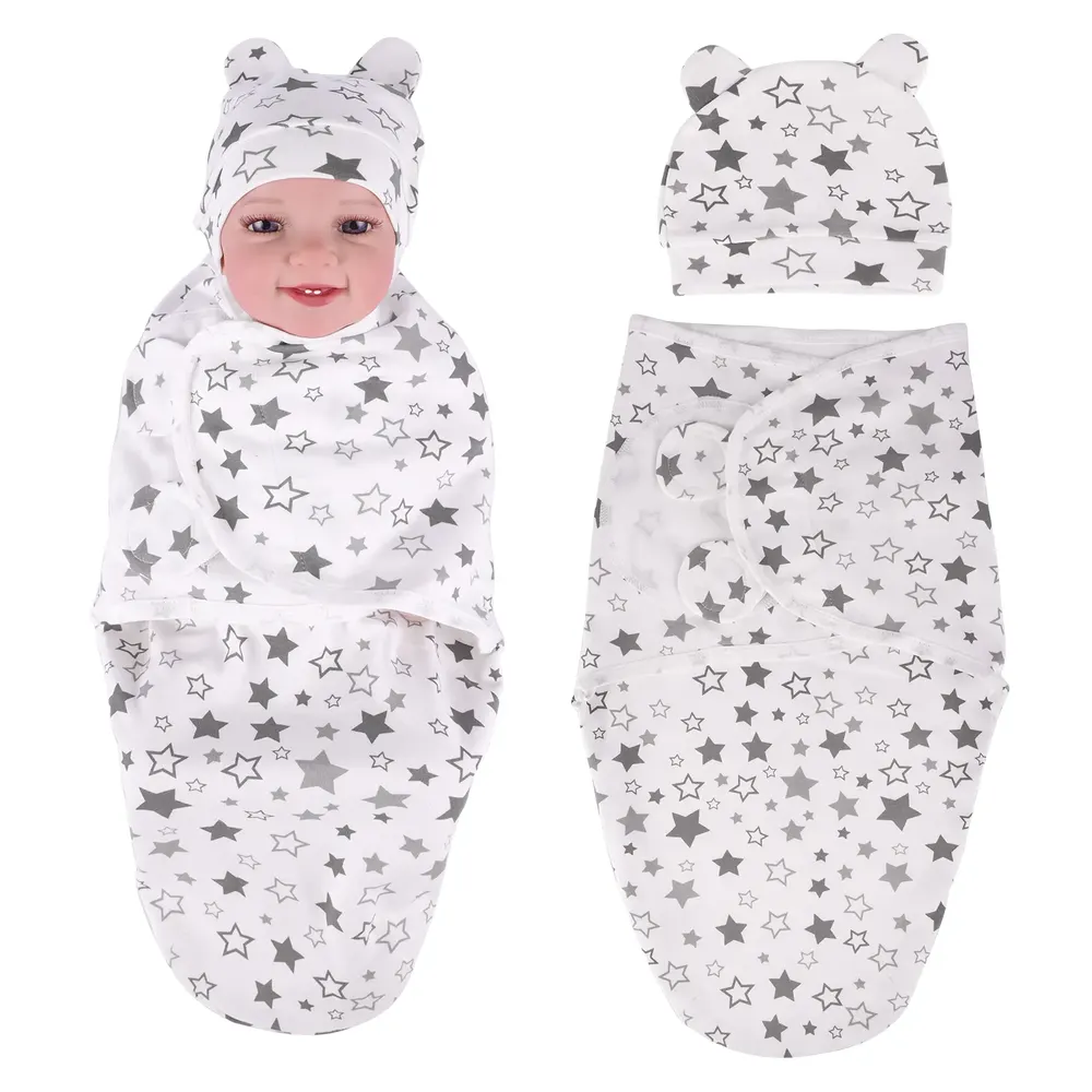 17"-22" Reborn Baby Doll Star Pattern Wrap Baby Set Accessories, photograph 3