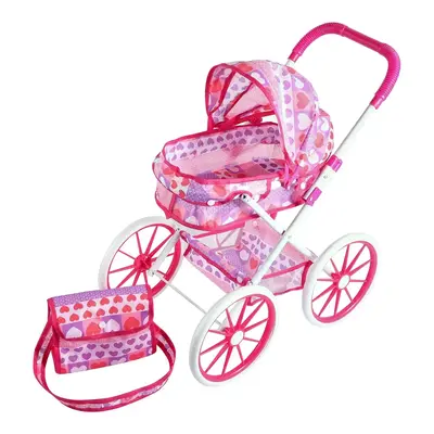 12" Reborn Baby Doll Pink Love Baby Pram Clothing Accessories