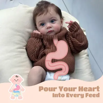 Full Body Silicone Reborn Babies with Drink and Wet System, 12"/16" Cute Newborn