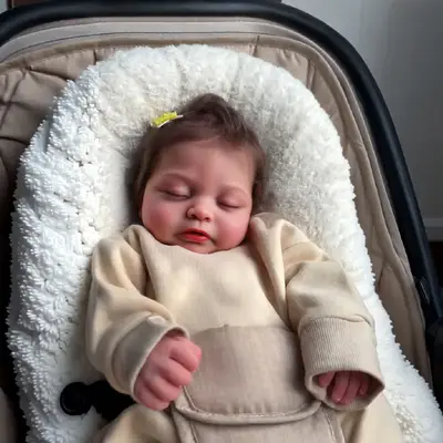 Full Body Silicone Reborn Baby Doll 12"/16"/20" Lifelike Soft Body —Marigold