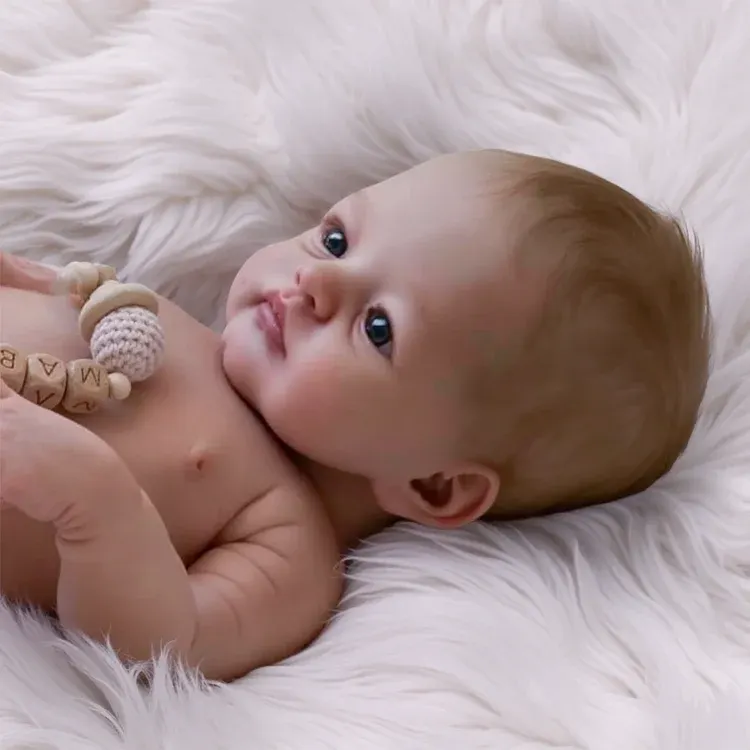 Full Body Silicone Reborn Dolls with Drink & Wet System, 12"/16" Girl, photograph 4