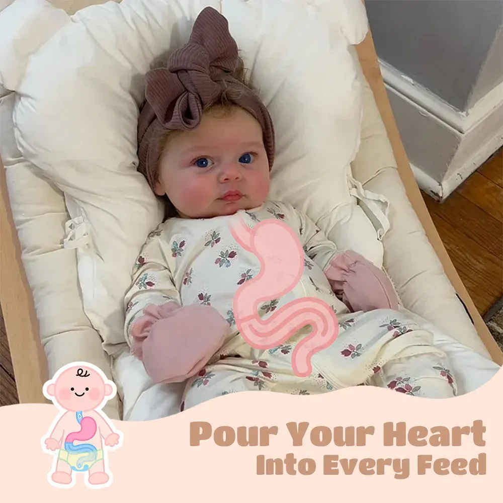 Full Body Silicone Soft Reborn Baby with Weighted Body, 12"/16"/20" Newborn Girl
