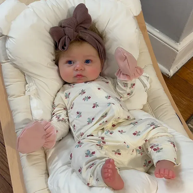 Full Body Silicone Soft Reborn Baby with Weighted Body, 12"/16"/20" Newborn Girl, photograph 3