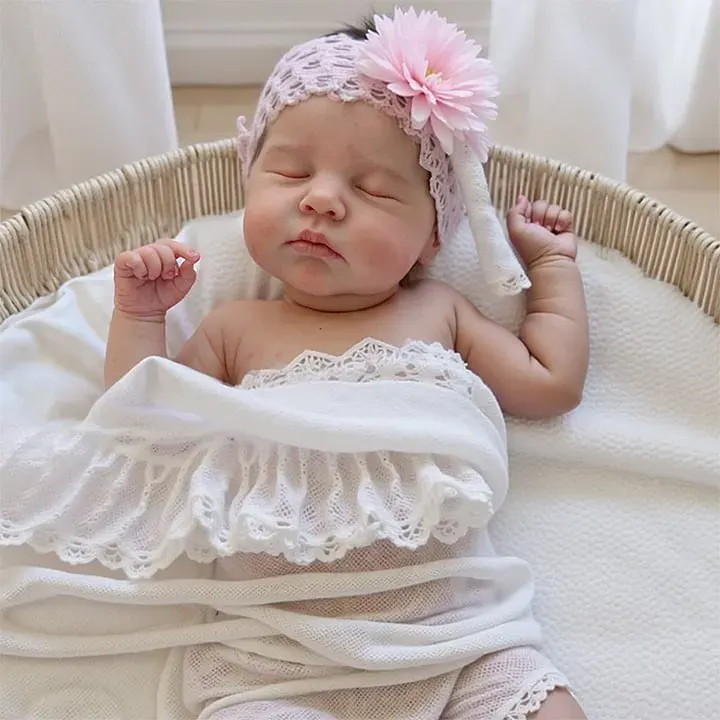 Full Body Silicone with Drink & Wet 12" & 16" Flexible and Soft Reborn Baby Doll, photograph 2