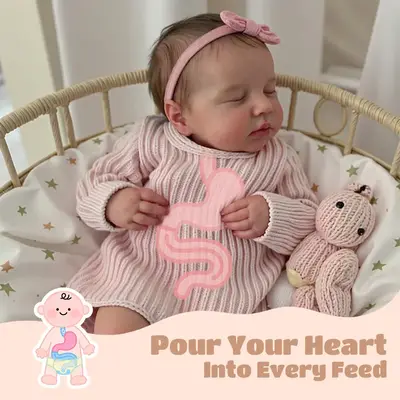 Full Body Silicone with Drink & Wet 12" & 16" Flexible and Soft Reborn Baby Doll