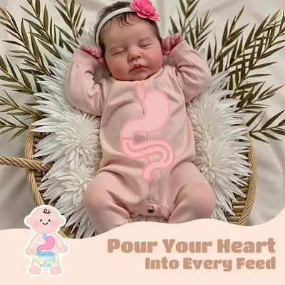 Full Body Silicone with Drink & Wet 12" & 16" Reborn Baby Doll with Closed Eyes