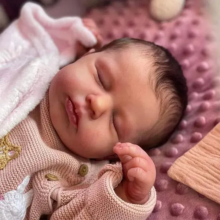 Full Body Silicone with Drink & Wet 12" and 16" Reborn Baby Doll Girl, photograph 3