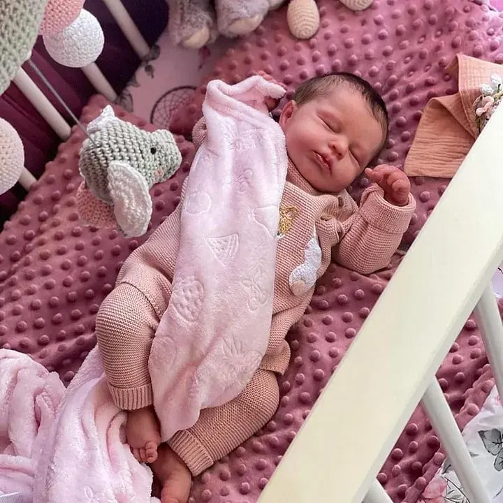 Full Body Silicone with Drink & Wet 12" and 16" Reborn Baby Doll Girl, photograph 6
