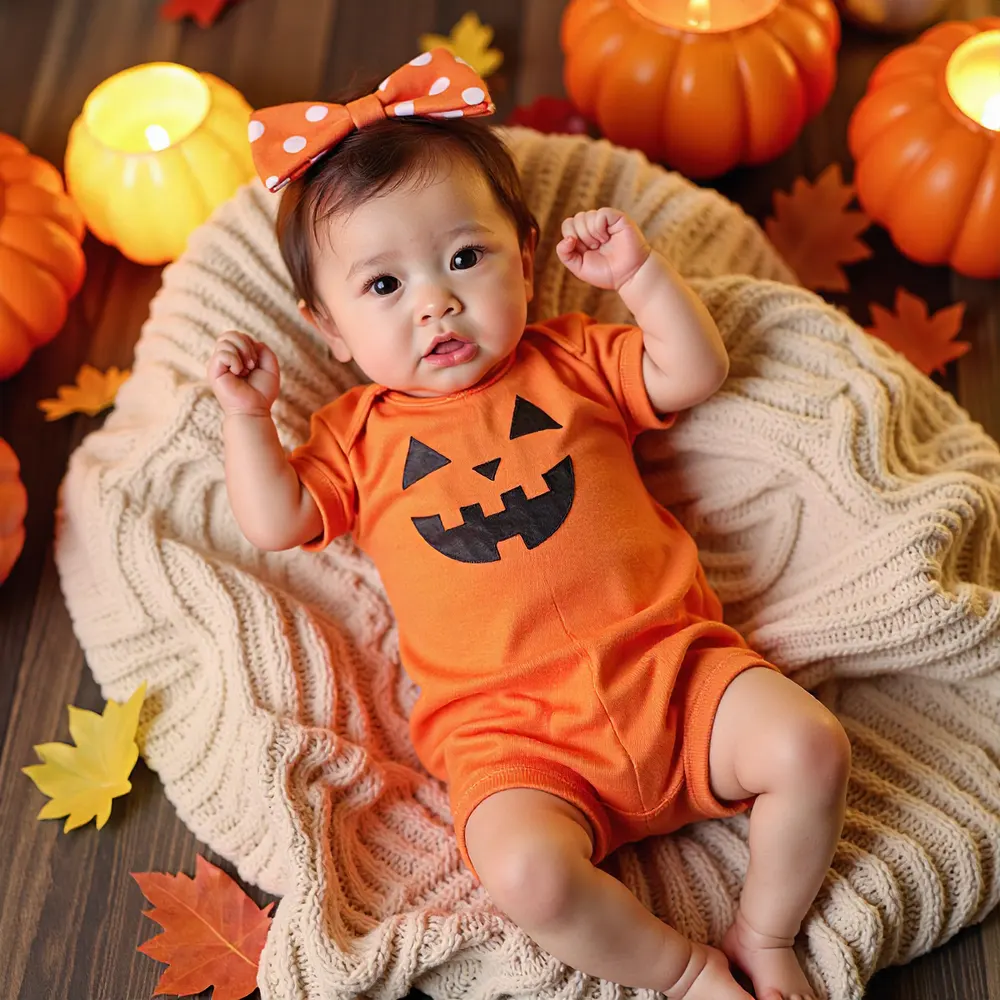 Reborn Baby Dolls Special for Halloween with Heartbeat and Breath in Natural Rhythm