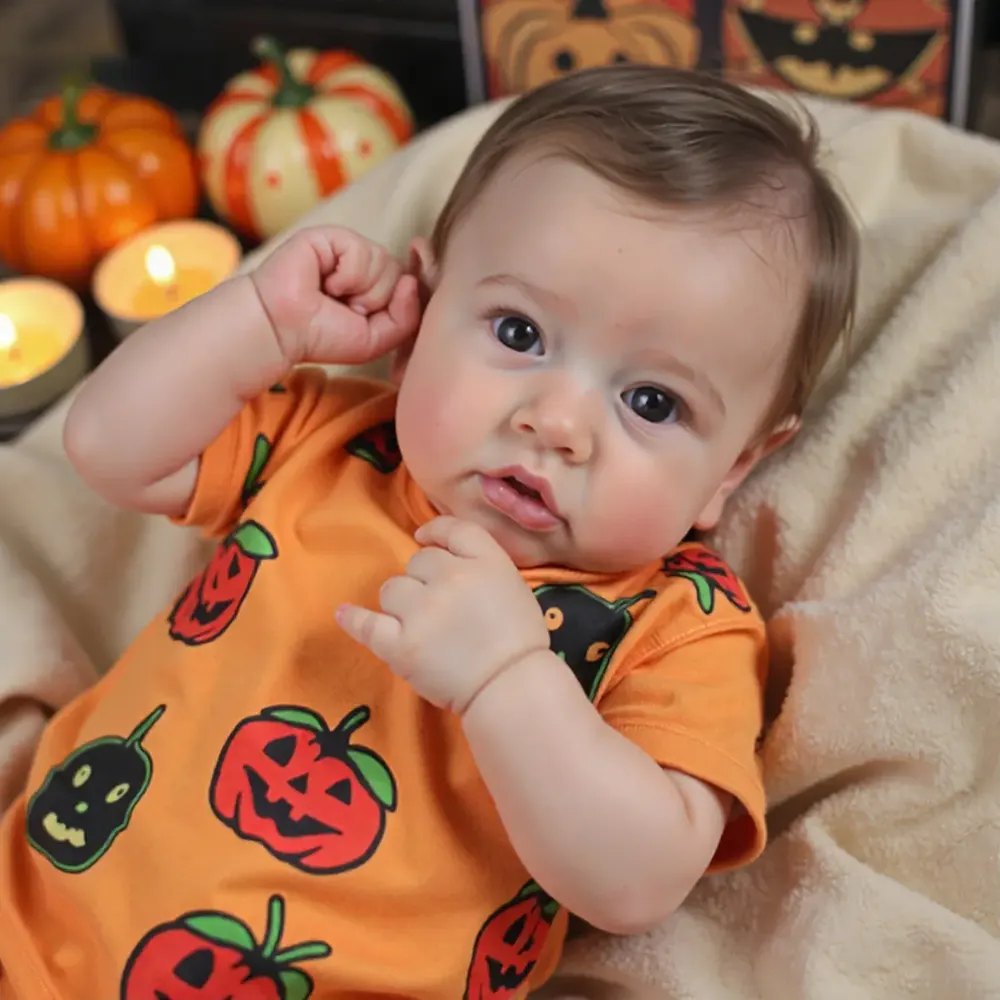 Reborn Baby Dolls Special for Halloween with Heartbeat and Breath in Natural Rhythm, photograph 2
