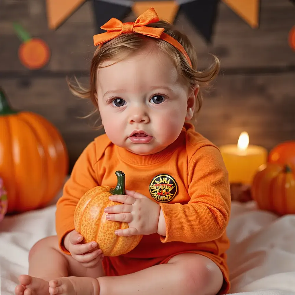 Reborn Baby Dolls Special for Halloween with Heartbeat and Breath in Natural Rhythm, photograph 4
