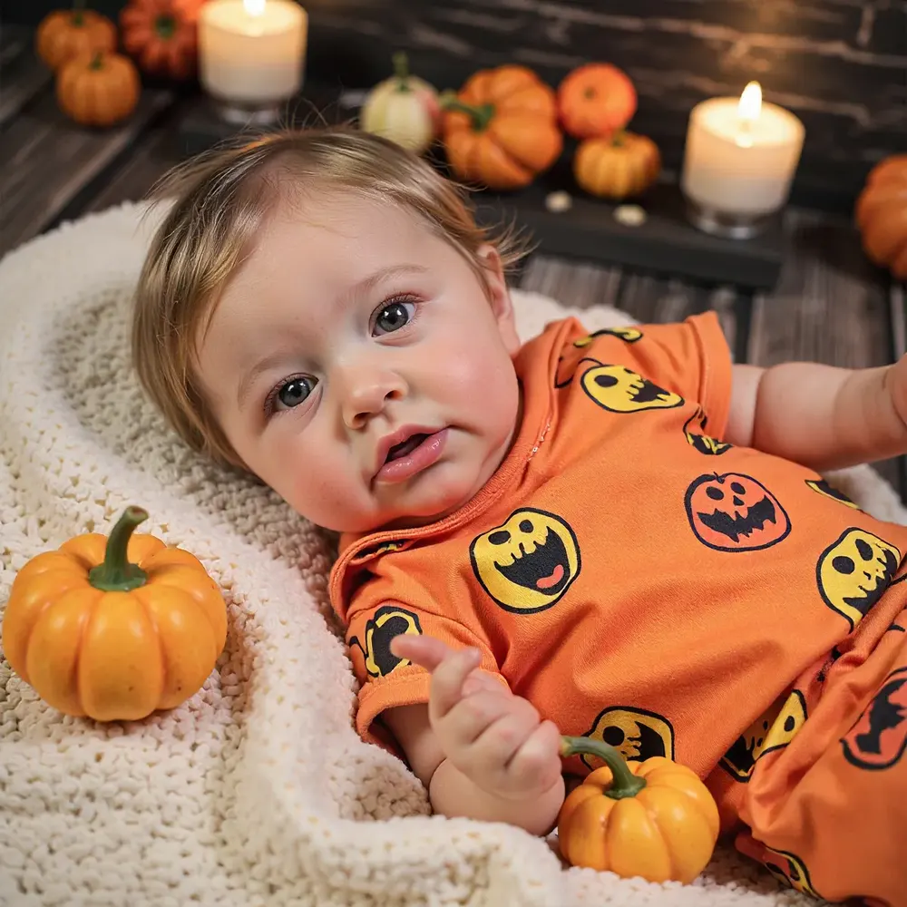 Reborn Baby Dolls Special for Halloween with Heartbeat and Breath in Natural Rhythm, photograph 5