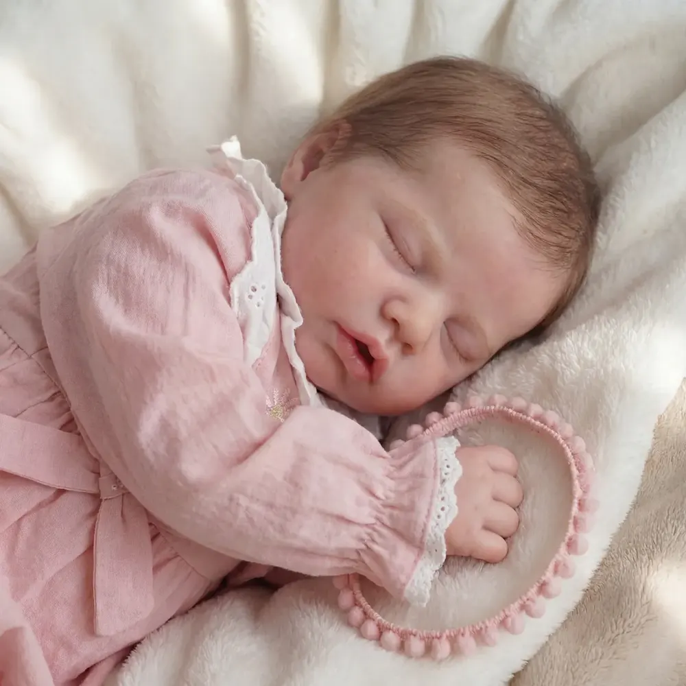 Handmade Full Body Silicone Baby Doll Rory 6–16" Flexible Newborn Girl 3+ Years, photograph 5