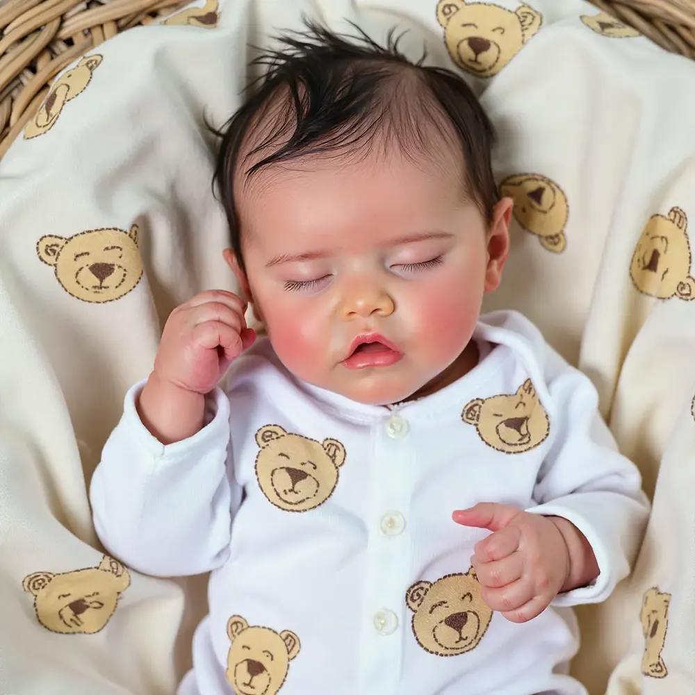 Heartbeat 17" Velvety-Soft Vinyl Baby Doll with Real-Feel Skin and Gentle Heartbeat, photograph 2