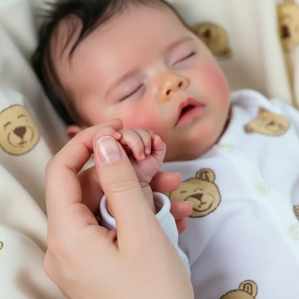 Heartbeat 17" Velvety-Soft Vinyl Baby Doll with Real-Feel Skin and Gentle Heartbeat, photograph 6