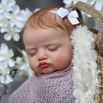 Heartbeat & Breath 20" Reborn Baby Girl Doll with Adorable Pouting Mouth