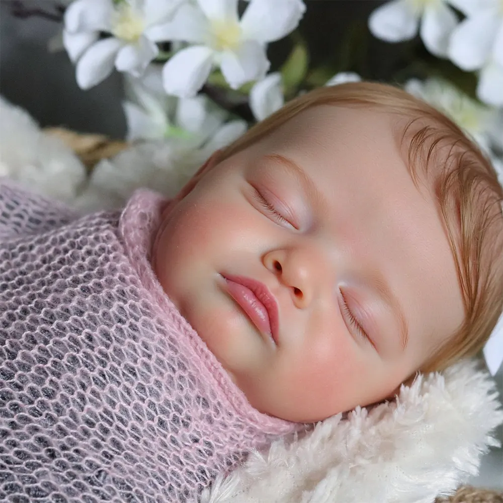 Heartbeat & Breath 20" Reborn Baby Girl Doll with Adorable Pouting Mouth, photograph 2