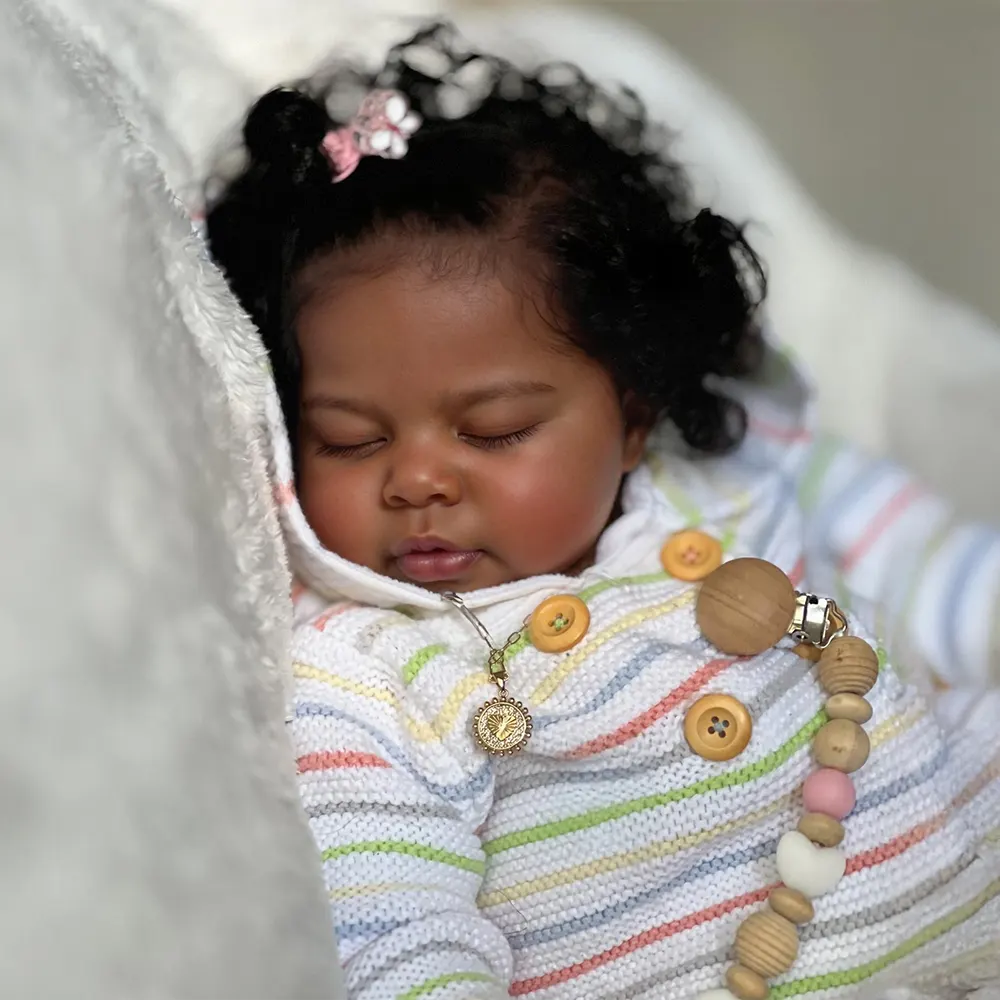 Heartbeat & Breath 20" Reborn Baby Girl Doll with Plump Little Cheeks