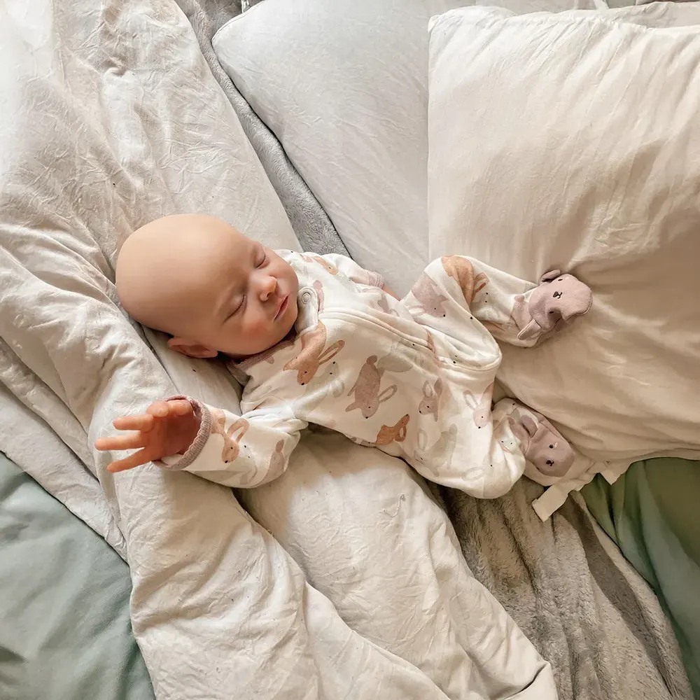 Heartbeat & Breath 20" Sleeping Reborn Baby Doll, photograph 3