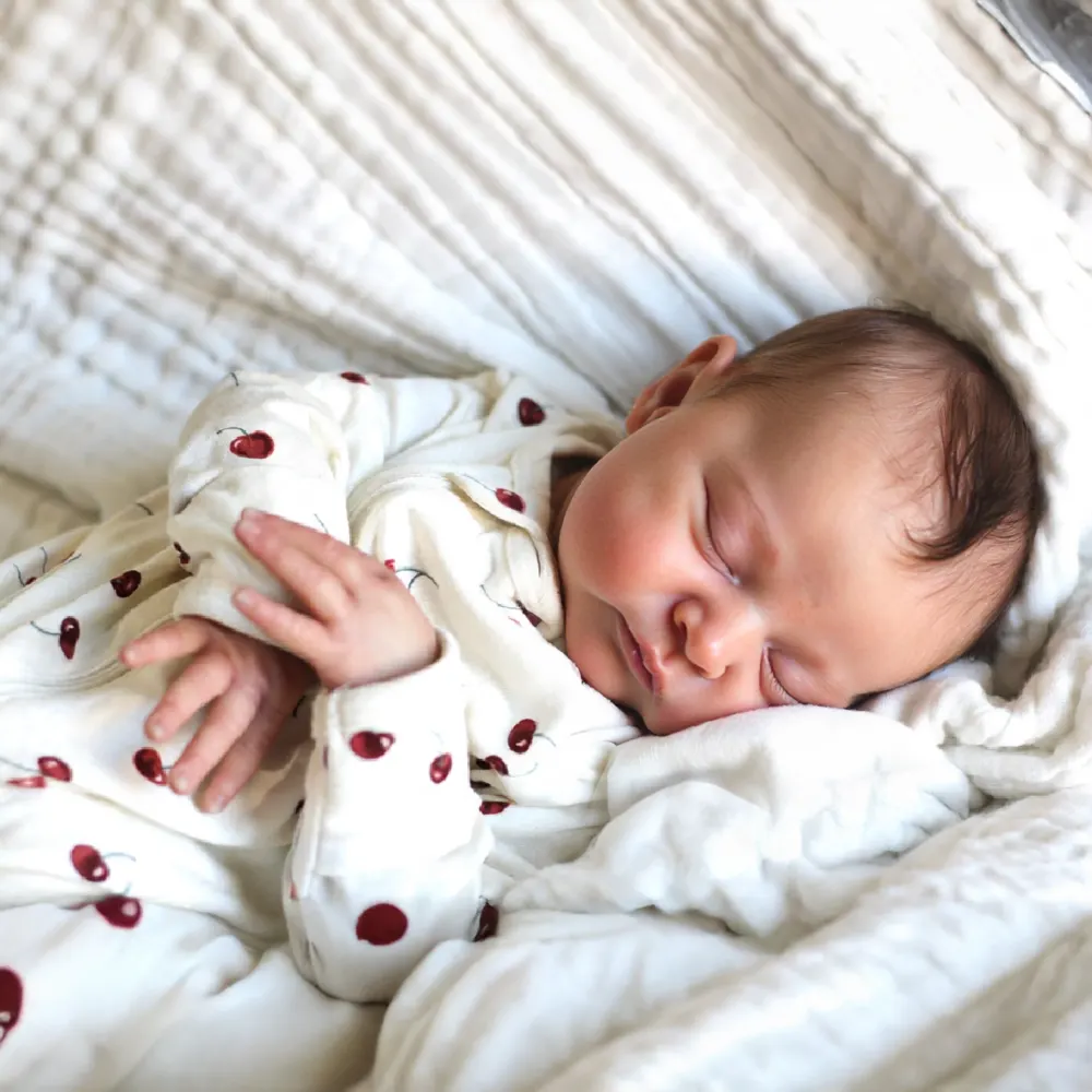 Heartbeat & Breath 20" Soft Vinyl Sleeping Reborn Baby Girl Doll, photograph 6