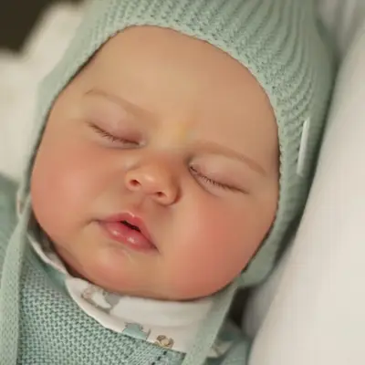 Heartbeat & Breath 20" Reborn Baby Doll Toddler Girl Doll with Gentle Heartbeat