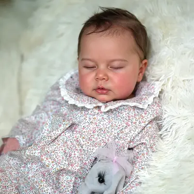 Heartbeat & Breath 20" Reborn Baby Doll with Vinyl Body and Plump Cheek