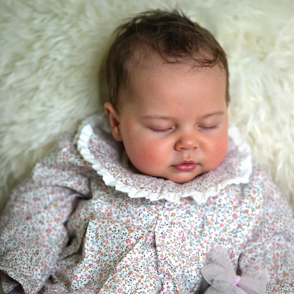 Heartbeat & Breath 20" Reborn Baby Doll with Vinyl Body and Plump Cheek, photograph 2