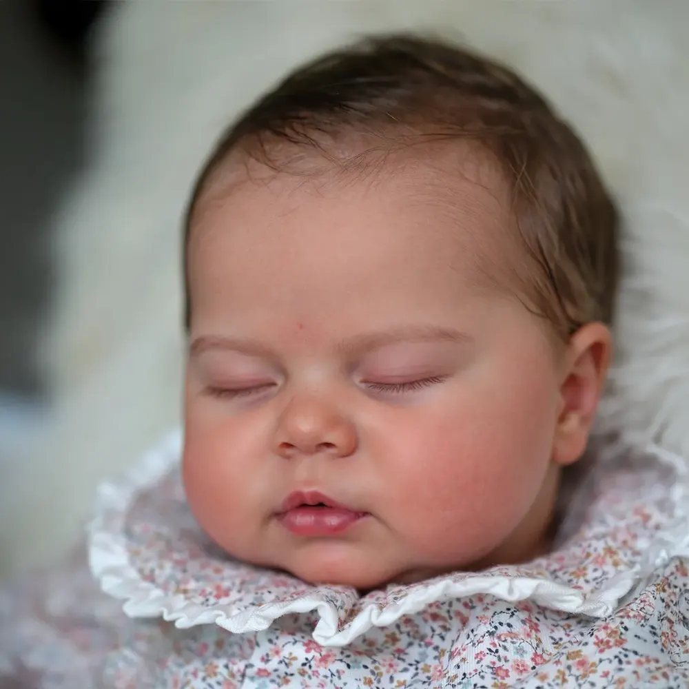 Heartbeat & Breath 20" Reborn Baby Doll with Vinyl Body and Plump Cheek, photograph 3
