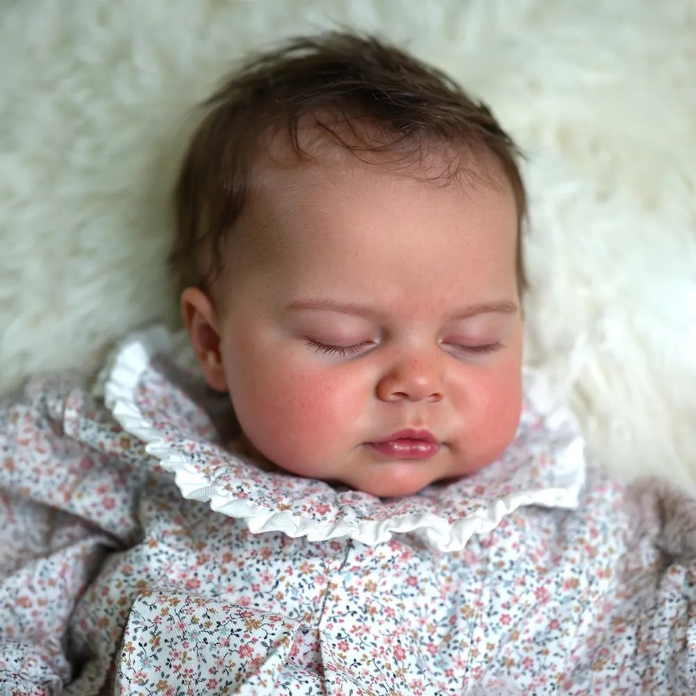 Heartbeat & Breath 20" Reborn Baby Doll with Vinyl Body and Plump Cheek, photograph 4