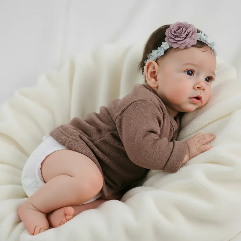 Heartbeat & Breathing Reborn Baby Girl with Soft PP Cloth, photograph 4