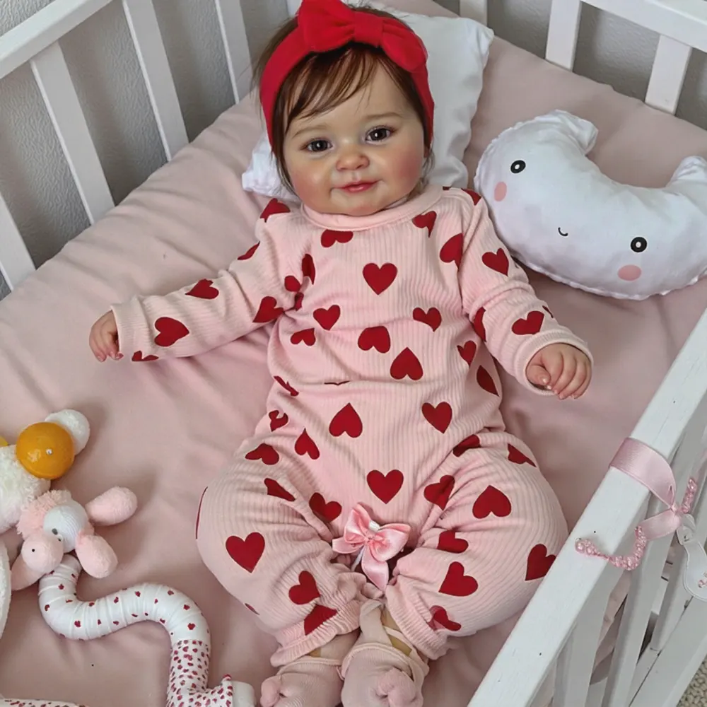 Heartbeat & Coos 20" Realistic Reborn Toddlers Doll Girl Tomayu Handmade Huggable