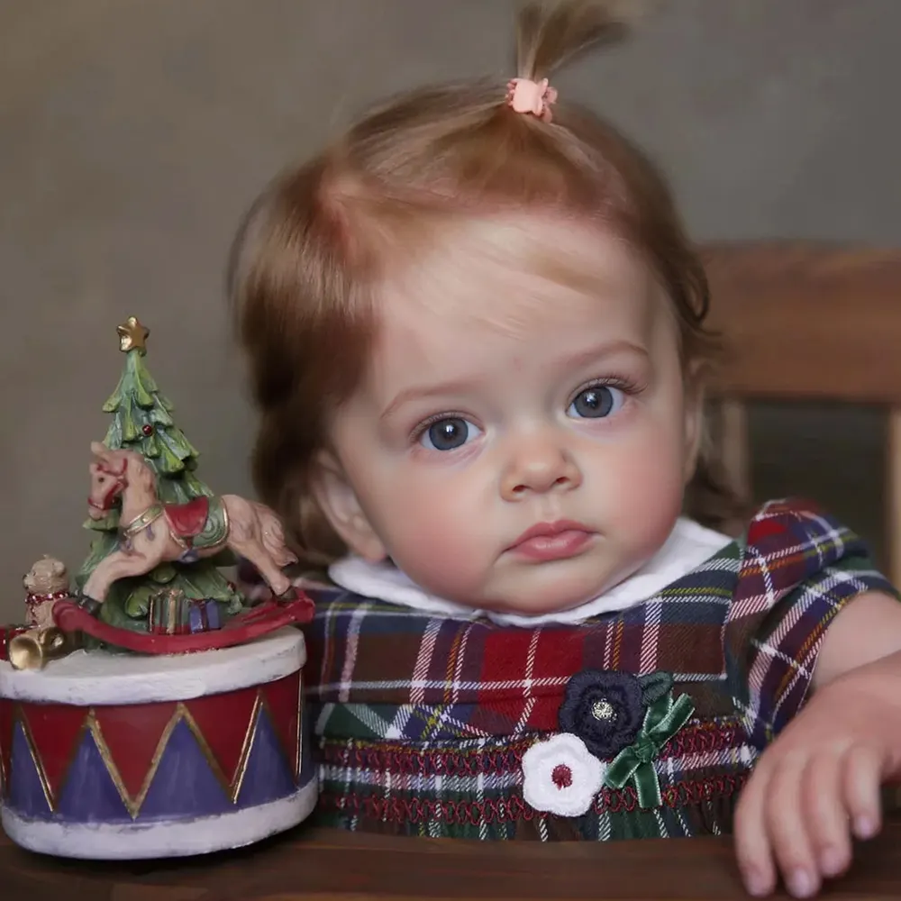 Heartbeat Coos and Breath 20" Reborn Toddler Realistic Baby Doll Girl Alira, photograph 4