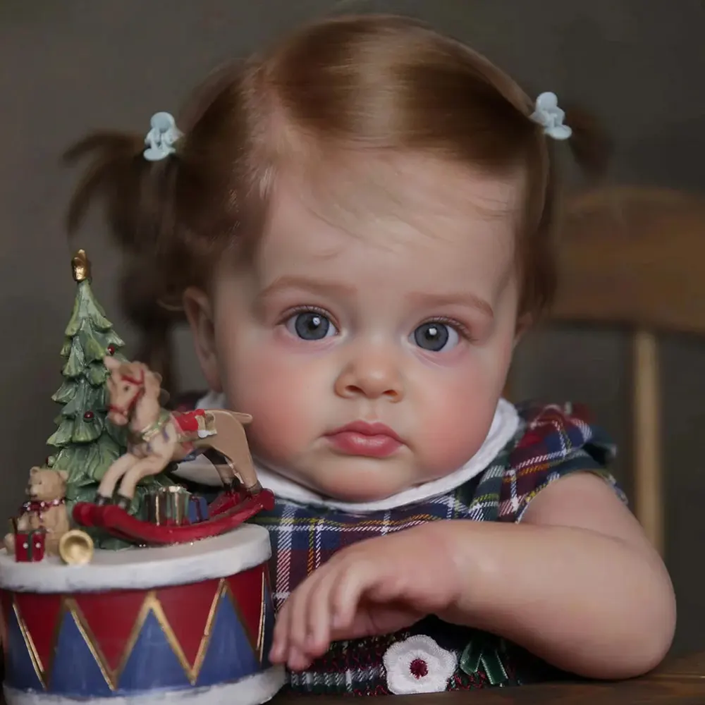 Heartbeat Coos and Breath 20" Reborn Toddler Realistic Baby Doll Girl Alira, photograph 5