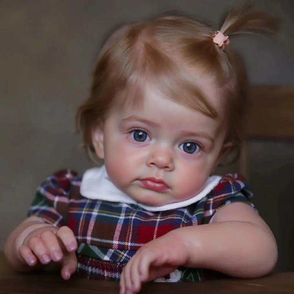 Heartbeat Coos and Breath 20" Reborn Toddler Realistic Baby Doll Girl Alira, photograph 6