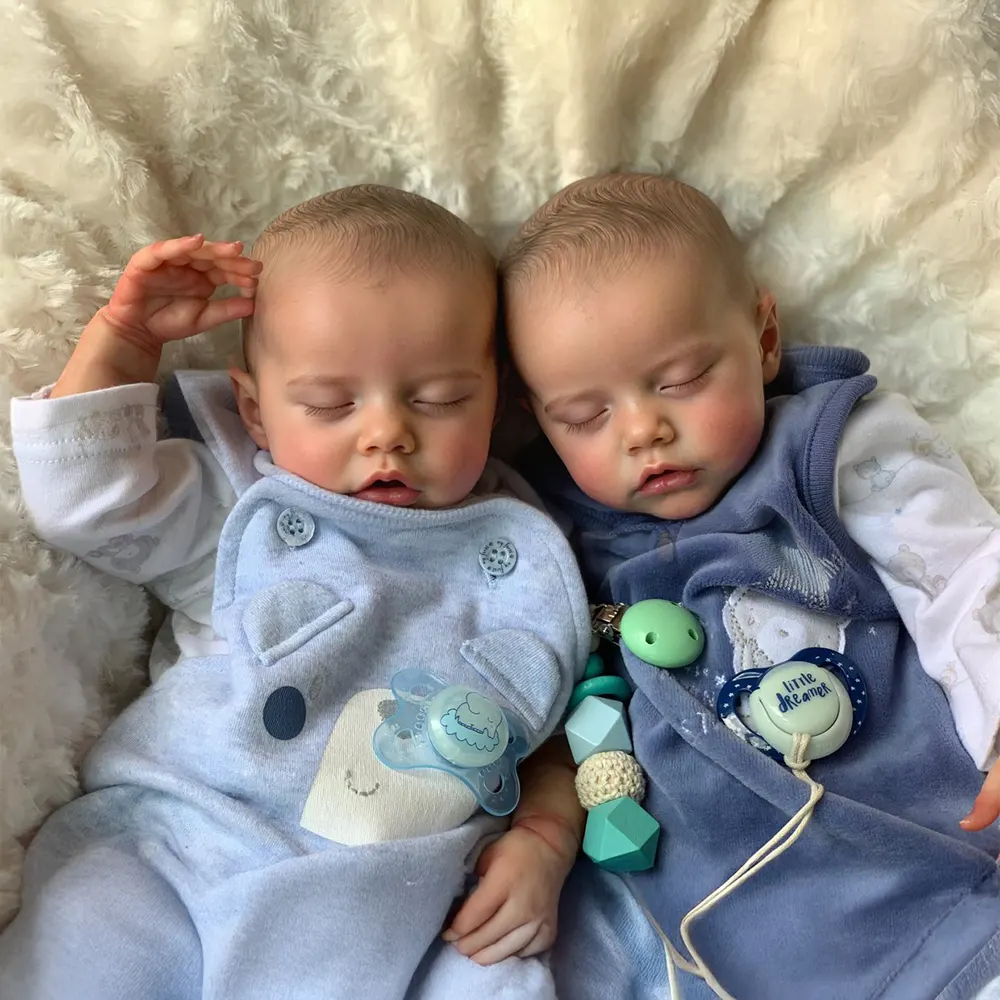 Heartbeat Coos & Breath 17" Sleeping Newborn Reborn Baby Doll