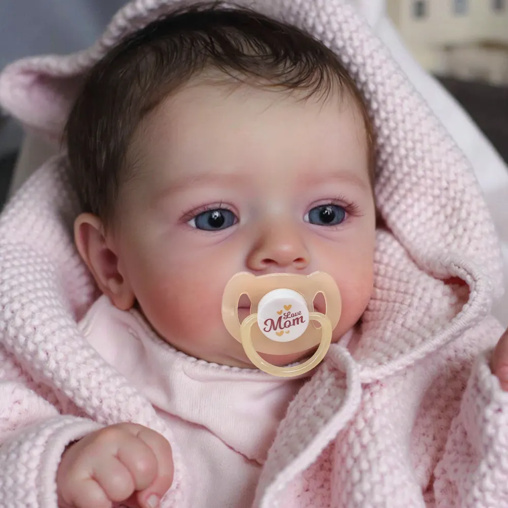 Heartbeat Coos & Breath 18" Real Lifelike Cute Awake Reborn Newborn Doll