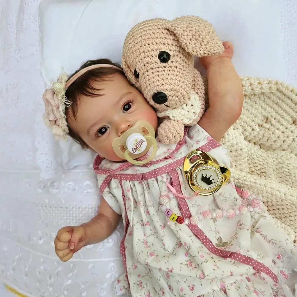 Heartbeat Coos & Breath 18" Reborn Baby Girl Doll with Baby Sound