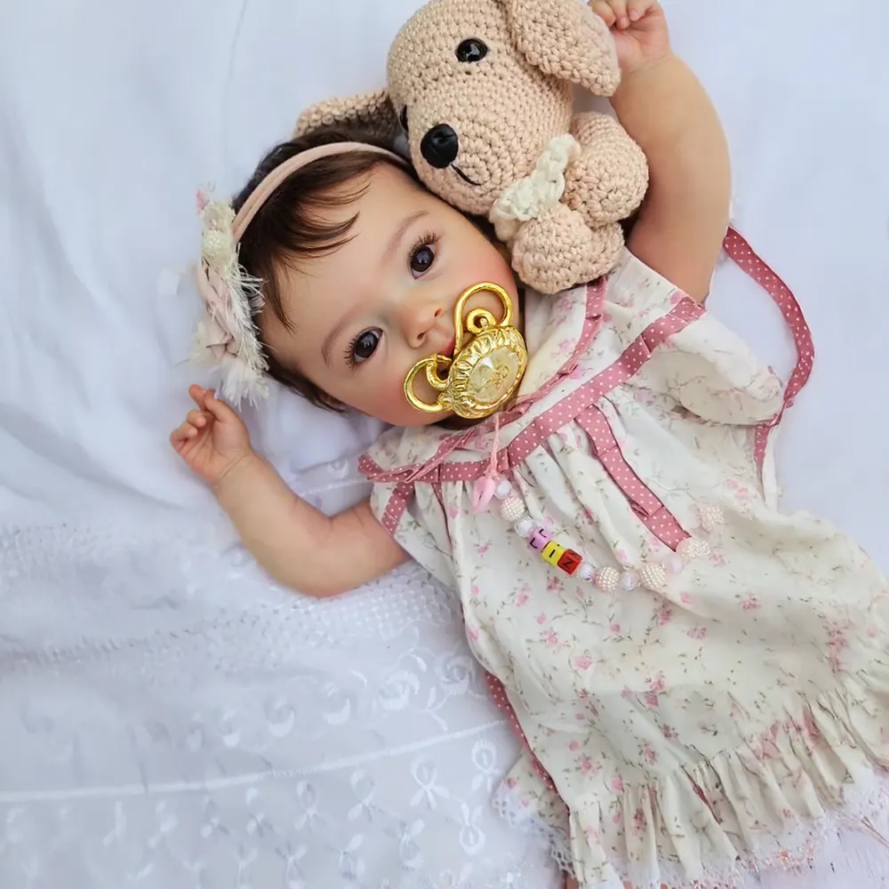 Heartbeat Coos & Breath 18" Reborn Baby Girl Doll with Baby Sound, photograph 2