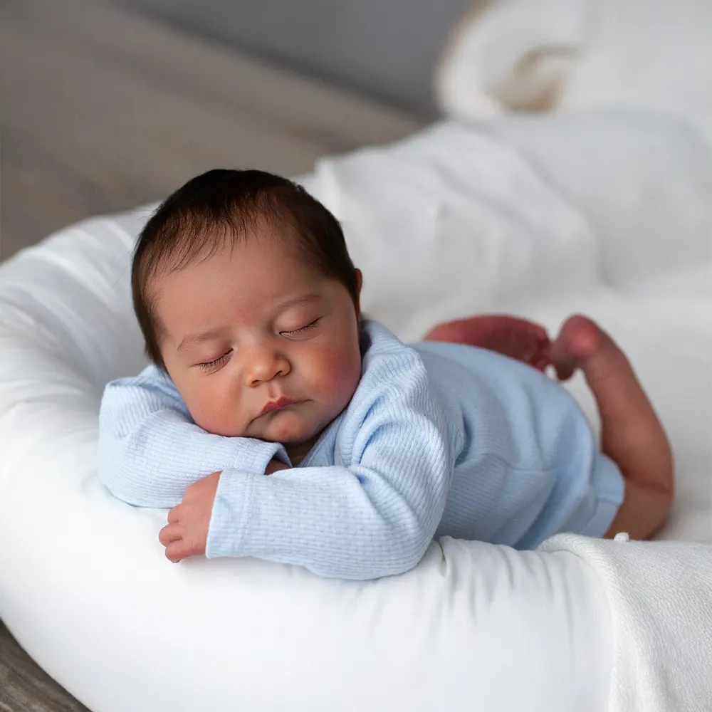 Heartbeat Coos & Breath 20" Reborn Baby Boy Doll with Velvety-Soft Cloth Body