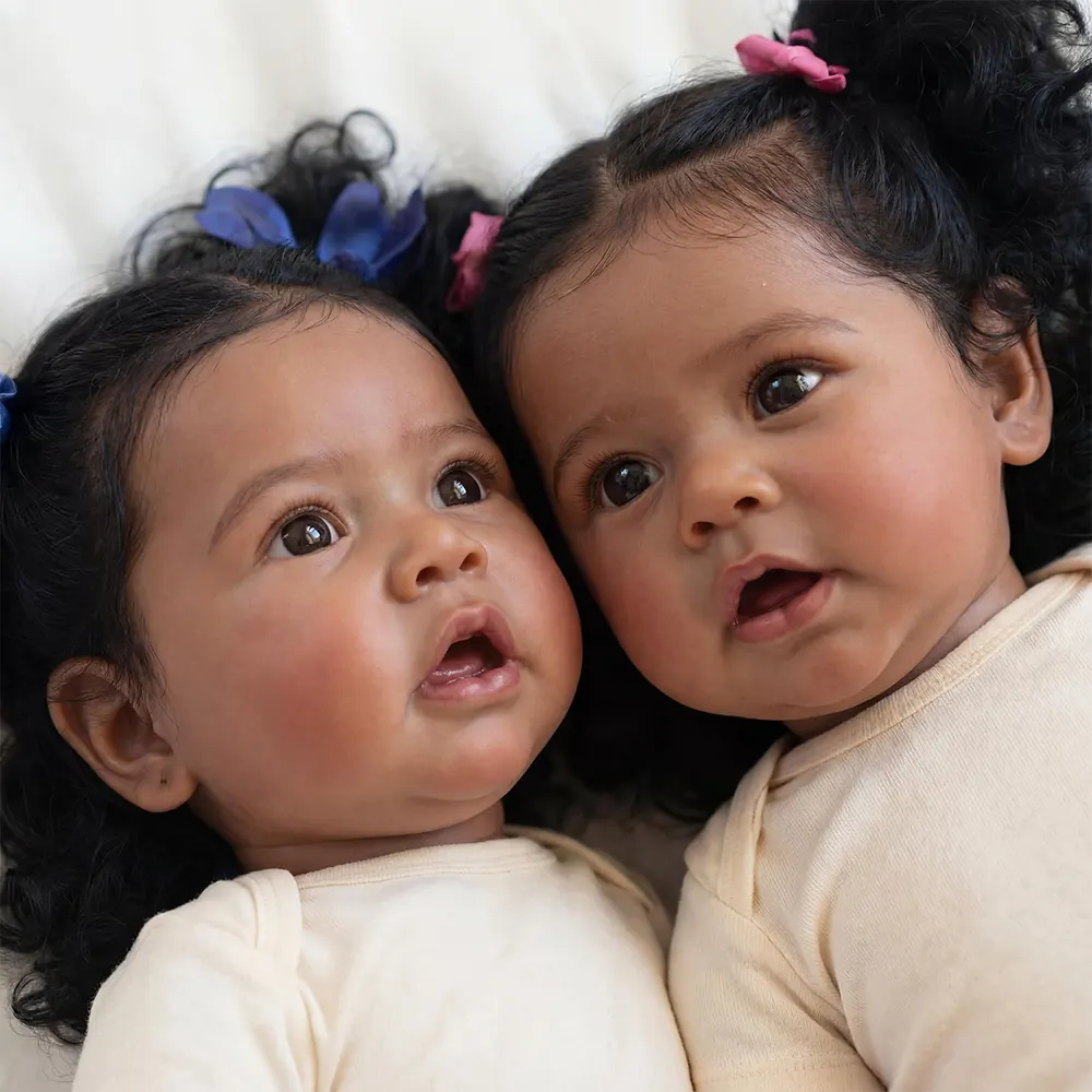 Heartbeat Coos & Breath 20" Reborn Baby Doll with African American Skin Tone, photograph 3
