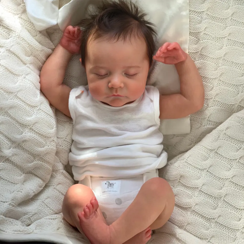 Heartbeat Coos & Breath Reborn Baby Boy Doll with Heartbeat and Caring Sounds, photograph 2
