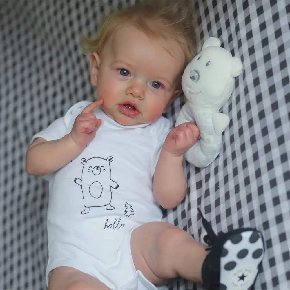 Heartbeat Coos & Breath Reborn Baby Doll with Supple and Velvety Touch, photograph 2