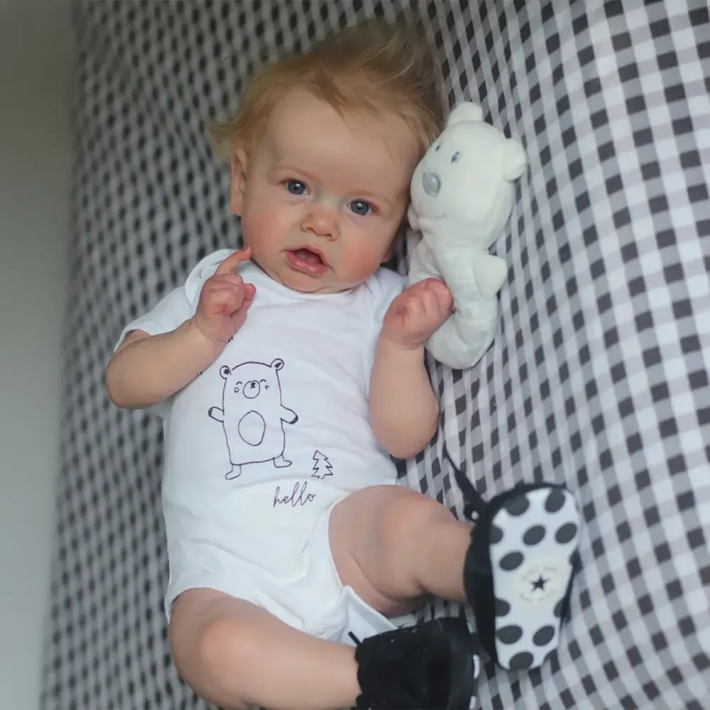 Heartbeat Coos & Breath Reborn Baby Doll with Supple and Velvety Touch, photograph 4
