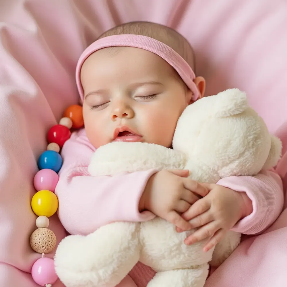 Heartbeat Coos & Breath Sleeping Reborn Baby Girl with Rosy Cheek, photograph 4