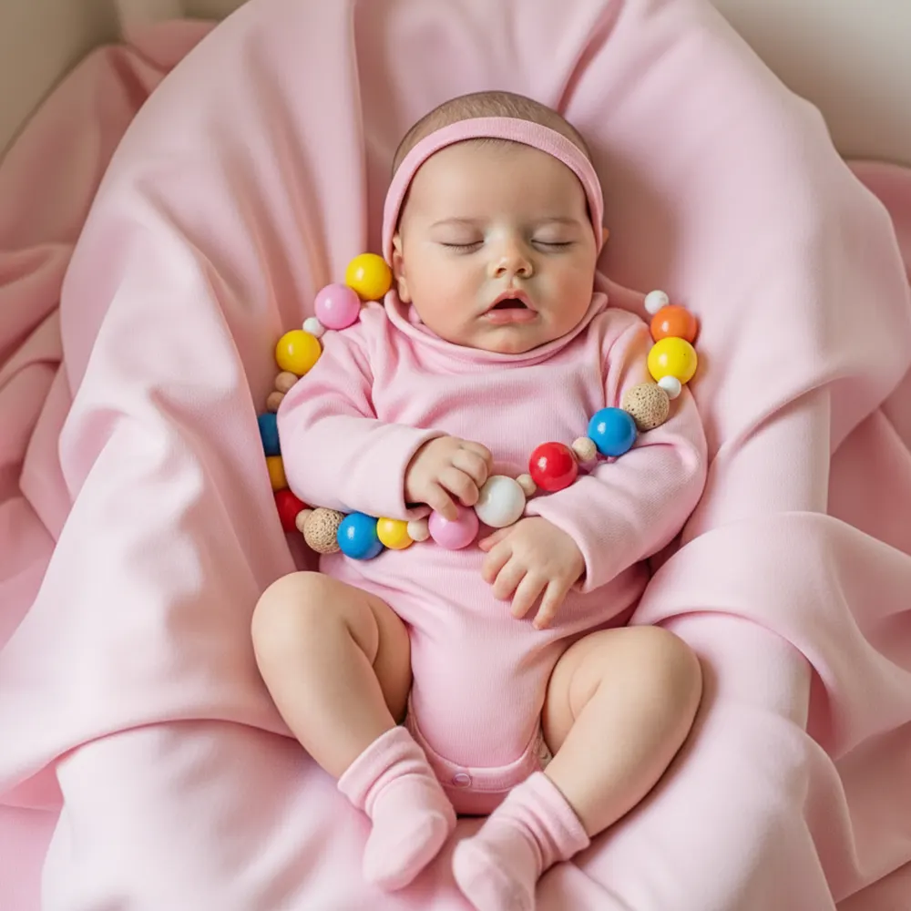 Heartbeat Coos & Breath Sleeping Reborn Baby Girl with Rosy Cheek, photograph 5