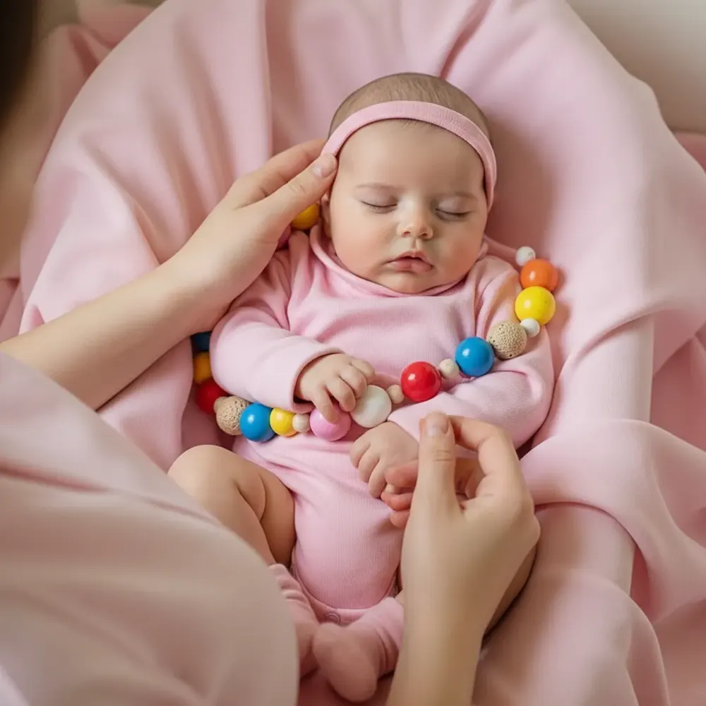 Heartbeat Coos & Breath Sleeping Reborn Baby Girl with Rosy Cheek, photograph 6